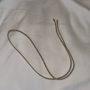 Hart gold lurex necklace cord